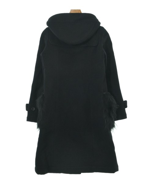 BORDERS at BALCONY（ボーダーズ　アット　バルコニー）ダッフルコート 黒 サイズ:38(M位) レディース/2200639340074
