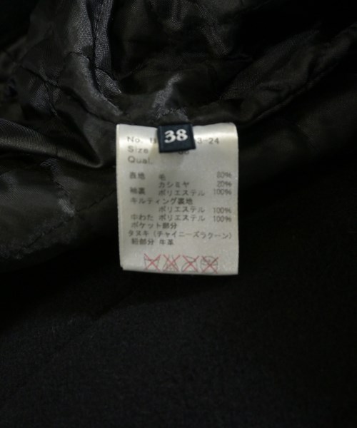 BORDERS at BALCONY（ボーダーズ　アット　バルコニー）ダッフルコート 黒 サイズ:38(M位) レディース/2200639340074