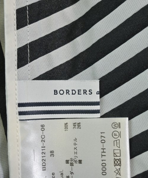 BORDERS at BALCONY（ボーダーズ　アット　バルコニー）Tシャツ・カットソー 白 サイズ:38(M位) レディース/2200626848118