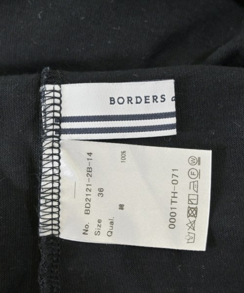 BORDERS at BALCONY（ボーダーズ　アット　バルコニー）Tシャツ・カットソー 黒 サイズ:36(S位) レディース/2200635439031