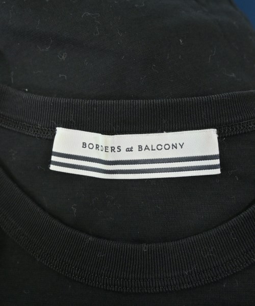 BORDERS at BALCONY（ボーダーズ　アット　バルコニー）Tシャツ・カットソー 黒 サイズ:M レディース/2200635439055