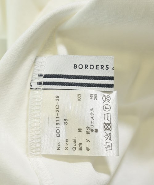 BORDERS at BALCONY（ボーダーズ　アット　バルコニー）Tシャツ・カットソー 白 サイズ:38(M位) レディース/2200621118049