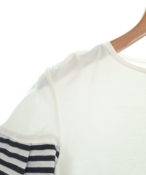 BORDERS at BALCONY（ボーダーズ　アット　バルコニー）Tシャツ・カットソー 白 サイズ:38(M位) レディース/2200621118049