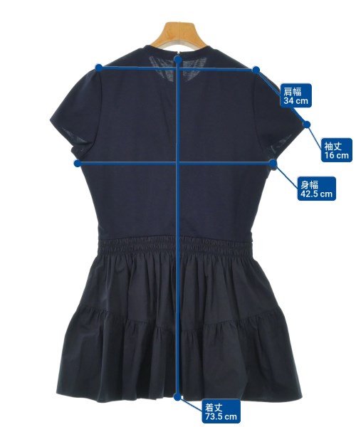 BORDERS at BALCONY（ボーダーズ　アット　バルコニー）Tシャツ・カットソー 紺 サイズ:38(M位) レディース/2200610643231