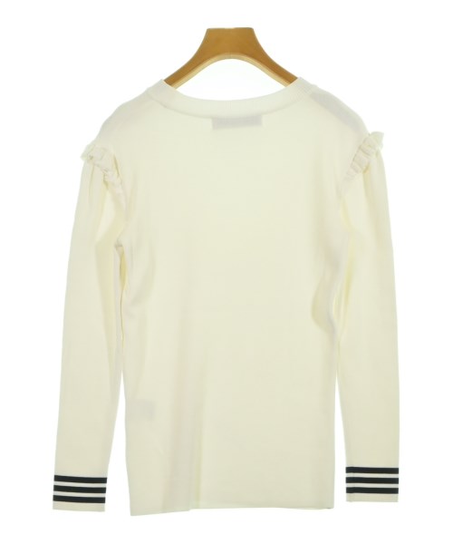 BORDERS at BALCONY（ボーダーズ　アット　バルコニー）ニット・セーター 白 サイズ:36(S位) レディース/2200616896112