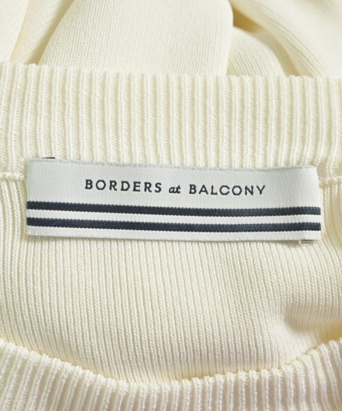 BORDERS at BALCONY（ボーダーズ　アット　バルコニー）ニット・セーター 白 サイズ:36(S位) レディース/2200616896112