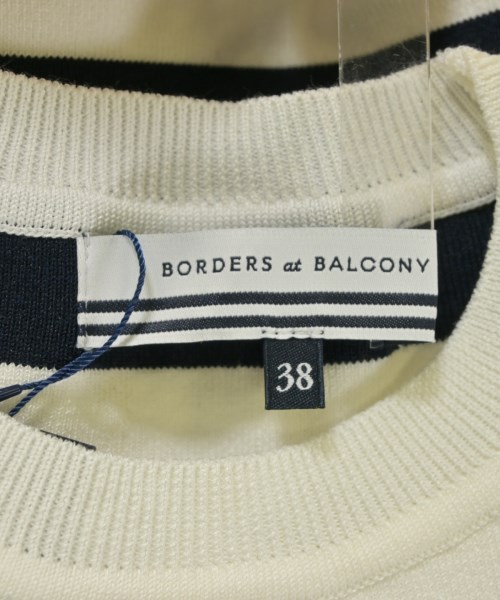 BORDERS at BALCONY（ボーダーズ　アット　バルコニー）ニット・セーター 白 サイズ:38(M位) レディース/2200607320091