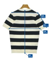 BORDERS at BALCONY（ボーダーズ　アット　バルコニー）ニット・セーター 白 サイズ:38(M位) レディース/2200607320091