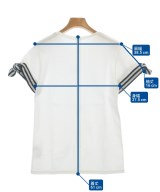 BORDERS at BALCONY（ボーダーズ　アット　バルコニー）Tシャツ・カットソー 白 サイズ:36(S位) レディース/2200618718085