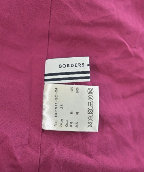 BORDERS at BALCONY（ボーダーズ　アット　バルコニー）カジュアルシャツ ピンク サイズ:36(S位) レディース/2200612861015