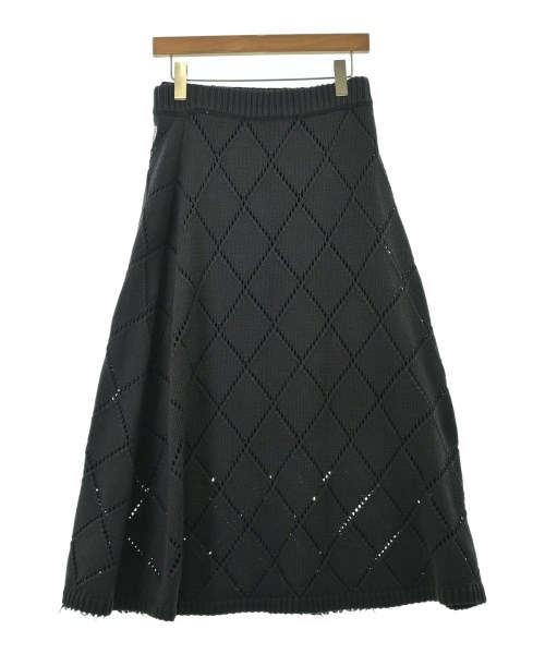 BORDERS at BALCONY（ボーダーズ　アット　バルコニー）ロング・マキシ丈スカート グレー サイズ:36(S位) レディース/2200669837087