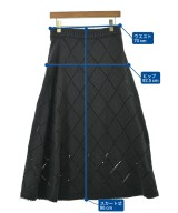 BORDERS at BALCONY（ボーダーズ　アット　バルコニー）ロング・マキシ丈スカート グレー サイズ:36(S位) レディース/2200669837087