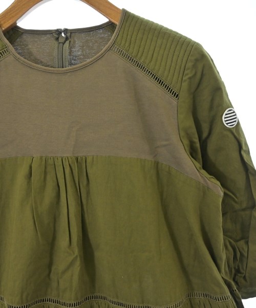 BORDERS at BALCONY（ボーダーズ　アット　バルコニー）ブラウス カーキ サイズ:36(S位) レディース/2200672559303