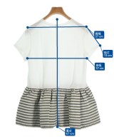 BORDERS at BALCONY（ボーダーズ　アット　バルコニー）Tシャツ・カットソー 白 サイズ:36(S位) レディース/2200694981021