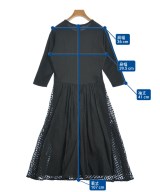 BORDERS at BALCONY（ボーダーズ　アット　バルコニー）ワンピース 黒 サイズ:36(S位) レディース/2200649939053