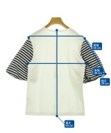 BORDERS at BALCONY（ボーダーズ　アット　バルコニー）Tシャツ・カットソー 白 サイズ:36(S位) レディース/2200710849250