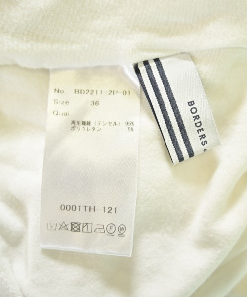 BORDERS at BALCONY（ボーダーズ　アット　バルコニー）Tシャツ・カットソー 白 サイズ:36(S位) レディース/2200717916030