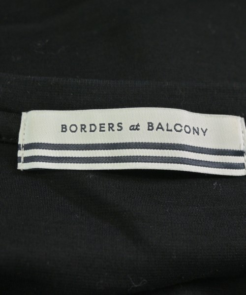 BORDERS at BALCONY（ボーダーズ　アット　バルコニー）Tシャツ・カットソー 黒 サイズ:38(M位) レディース/2200637899468