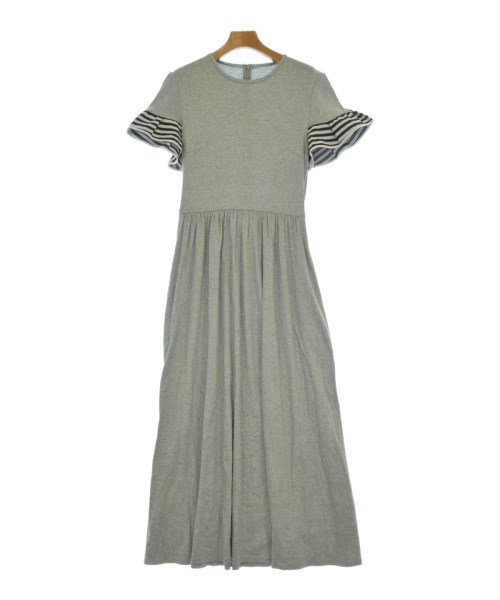 BORDERS at BALCONY(ボーダーズ　アット　バルコニー)ワンピース グレー サイズ:38(M位)/2200639071268