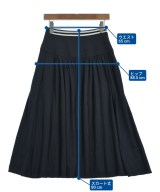 BORDERS at BALCONY（ボーダーズ　アット　バルコニー）ロング・マキシ丈スカート 紺 サイズ:36(S位) レディース/2200646476049
