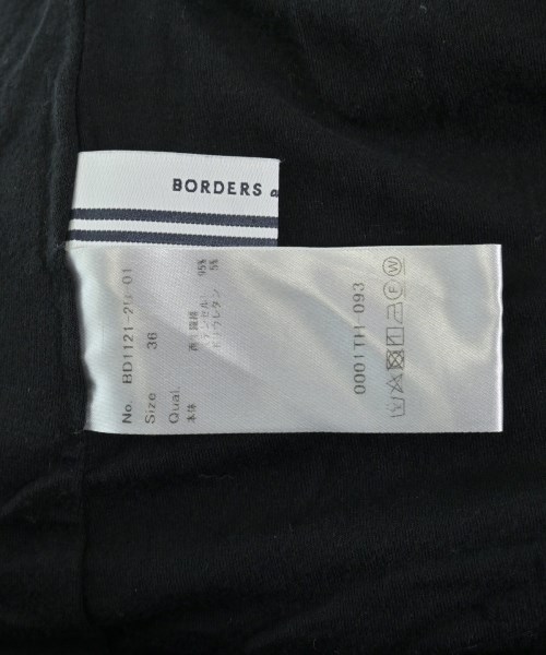 BORDERS at BALCONY（ボーダーズ　アット　バルコニー）Tシャツ・カットソー 黒 サイズ:36(S位) レディース/2200637224062