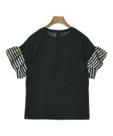 BORDERS at BALCONY（ボーダーズ　アット　バルコニー）Tシャツ・カットソー 黒 サイズ:36(S位) レディース/2200703452061