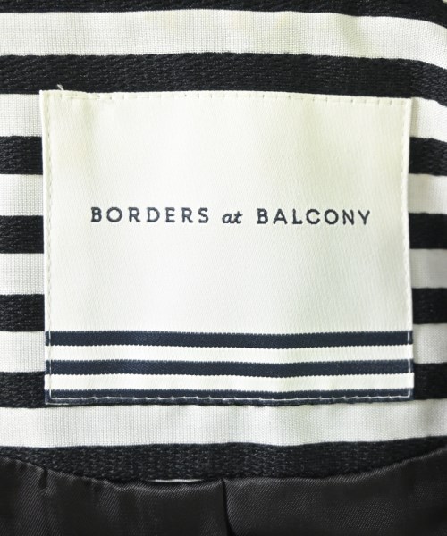 BORDERS at BALCONY（ボーダーズ　アット　バルコニー）ノーカラージャケット 黒 サイズ:38(M位) レディース/2200694398072