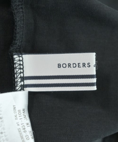 BORDERS at BALCONY（ボーダーズ　アット　バルコニー）Tシャツ・カットソー 黒 サイズ:36(S位) レディース/2200704535046