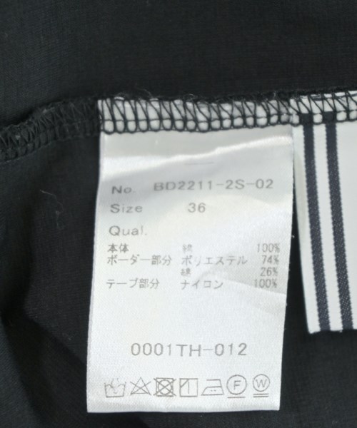 BORDERS at BALCONY（ボーダーズ　アット　バルコニー）Tシャツ・カットソー 黒 サイズ:36(S位) レディース/2200704535046