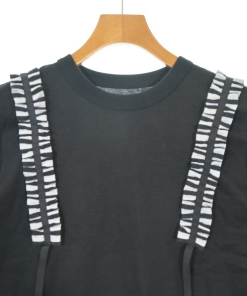 BORDERS at BALCONY（ボーダーズ　アット　バルコニー）Tシャツ・カットソー 黒 サイズ:36(S位) レディース/2200704535046