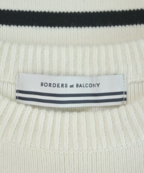 BORDERS at BALCONY（ボーダーズ　アット　バルコニー）ニット・セーター 白 サイズ:38(M位) レディース/2200665086038