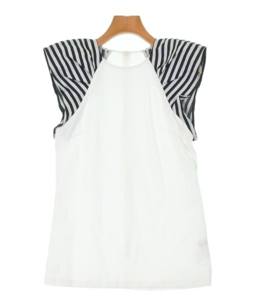 BORDERS at BALCONY（ボーダーズ　アット　バルコニー）Tシャツ・カットソー 白 サイズ:38(M位) レディース/2200664189099