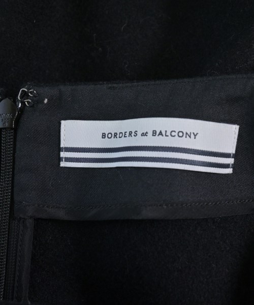 BORDERS at BALCONY（ボーダーズ　アット　バルコニー）ひざ丈スカート 黒 サイズ:36(S位) レディース/2200726466076