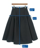 BORDERS at BALCONY（ボーダーズ　アット　バルコニー）ロング・マキシ丈スカート 黒 サイズ:38(M位) レディース/2200682395069