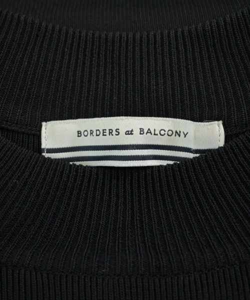 BORDERS at BALCONY（ボーダーズ　アット　バルコニー）ニット・セーター 黒 サイズ:36(S位) レディース/2200682395076