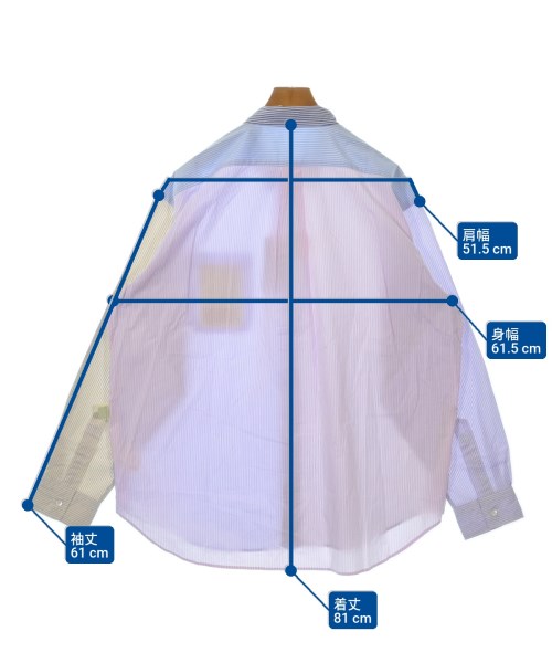SSZ（エスエスズィー）カジュアルシャツ 青 サイズ:S メンズ/2200632647415