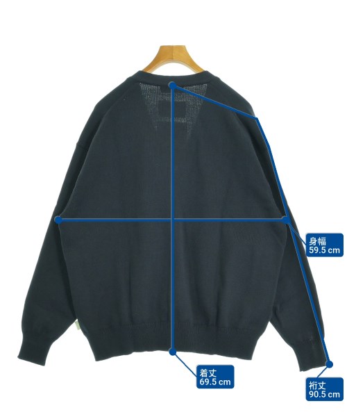 SSZ（エスエスズィー）カーディガン 紺 サイズ:S メンズ/2200638803075