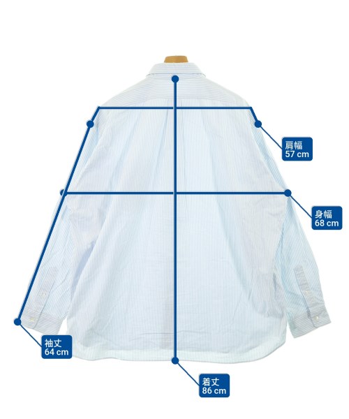 SSZ（エスエスズィー）カジュアルシャツ 青 サイズ:L メンズ/2200644008013