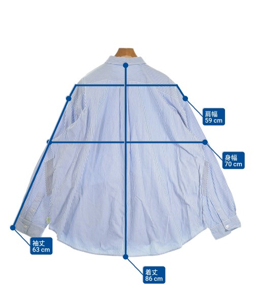 SSZ（エスエスズィー）カジュアルシャツ 青 サイズ:XL メンズ/2200624399193