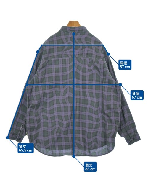 SSZ（エスエスズィー）カジュアルシャツ 紫 サイズ:XL メンズ/2200624399230