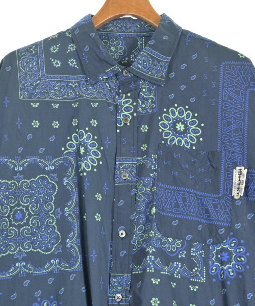 SSZ（エスエスズィー）カジュアルシャツ 紺 サイズ:XL メンズ/2200624399285