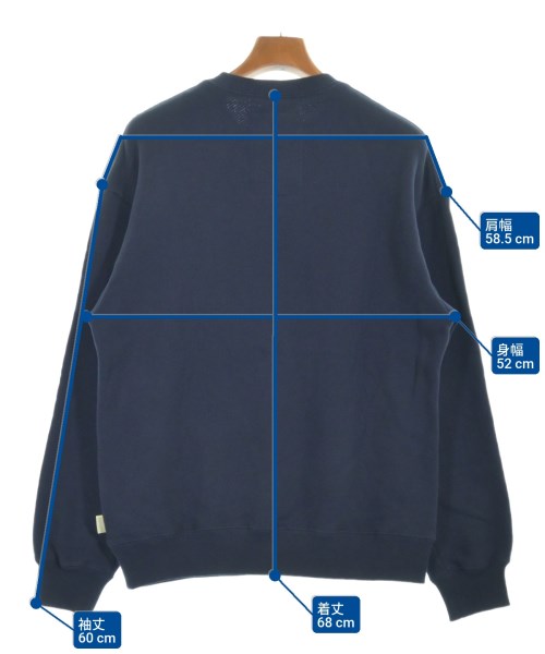 SSZ（エスエスズィー）スウェット 紺 サイズ:S メンズ/2200627938016