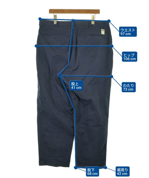 SSZ（エスエスズィー）チノパン 紺 サイズ:XL メンズ/2200619685249