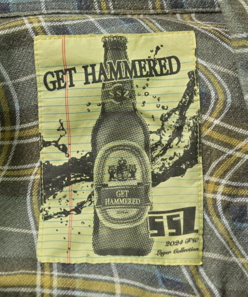 SSZ（エスエスズィー）カジュアルシャツ カーキ サイズ:L メンズ/2200655105015