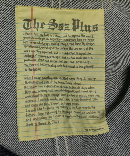 SSZ（エスエスズィー）カバーオール 紺 サイズ:S メンズ/2200651715058