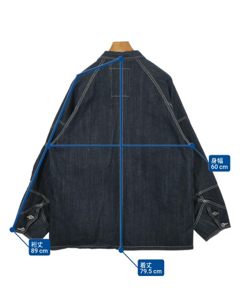 SSZ（エスエスズィー）カバーオール 紺 サイズ:S メンズ/2200651715058