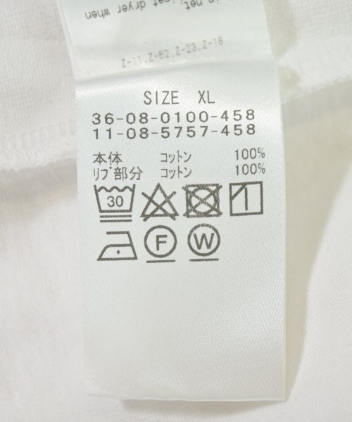 SSZ（エスエスズィー）Tシャツ・カットソー 白 サイズ:XL メンズ/2200709258322