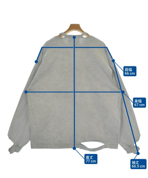 SSZ（エスエスズィー）Tシャツ・カットソー グレー サイズ:L メンズ/2200666808059