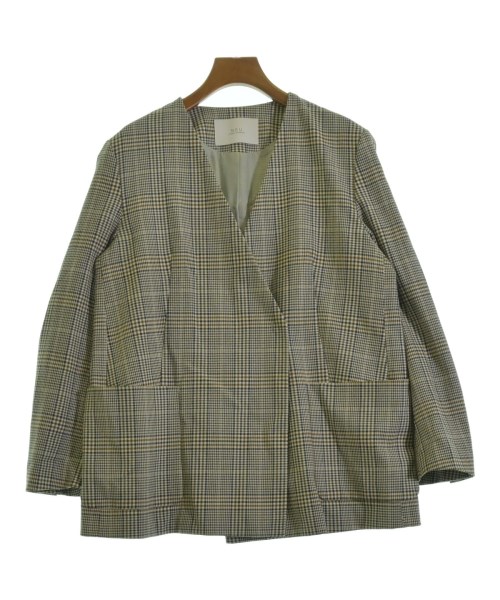 JOURNAL STANDARD NEU(ジャーナルスタンダードノイ)ノーカラージャケット 茶 サイズ:F/2200695293055