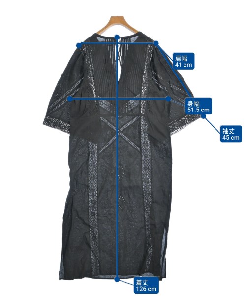 Sara mallika（サラマリカ）ワンピース 黒 サイズ:F レディース/2200612180024